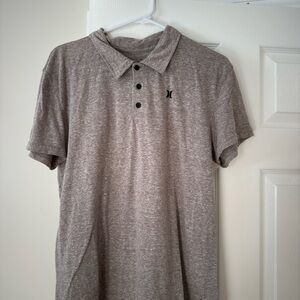 Men's Brown Hurley Polo Shirt